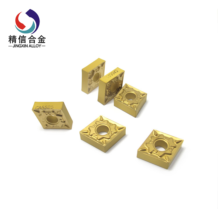 數控刀片_株洲金屬陶瓷 CNMG120404-HQ普通車削刀片 TiN涂層硬質合金刀片負角